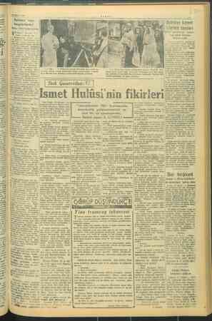    Ml b yemle ğei€ . TEE z a KEK vi ai a See te . TEE Tömnivz 1947 ——— — Eskiden nasıl karşılarlardı ? Yan: Ahmet Rasim merhum