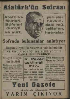      “Atatür we Mr Atatürkün şahıslar | fikirleri, hakkım- lâtifeleri daki mür- dünya talâaları, ve yurt, i hatıraları k'üm