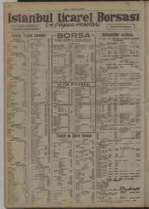  £ Bu sayfal ta İstanbul ar: mütehassısları fından hazırlanmaktadır | tic Vakıt — YENİ GAZETE Mlcarel Borsası 10 Eylül 1947