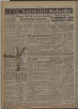    Yakıt — Yeni Gazel 16 EYLÜL 1947 — Salı KADARGELEN Haberler | Atıf İnan meselesi birlik ve lüzumundan bahsetti Kırıkkalede