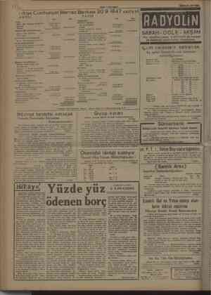    Mk i ürkiye Cumhuriyet Merkez Bankası 20 9. 1947 vaziysli a Lira Lirs Lira CASA: YE: 15.000.000, — Altın: Sefi Kilogram...