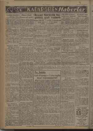    Vakıt — Yeni Gazete 29 EYLUL 1947 Pazartesi 4 Beyaz Sarayda bu- aylık maaşların | Marsilyada günkü gizli toplantı dolar...