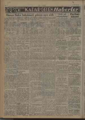    gi & v— N Yakıt — Yeni Gazete " 14 EKİM 1947 Salı İ “NE KADAR GELEN Haberler tr “Ordu ali | Perihan müsabakaları | Sözeri |