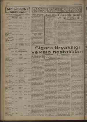           VAKIT — YENİ GAZETE i Müteahhitler muhtırası 26 Aralık 947 tarihinde sahin apılacak | Pamuk ipliği ithali | i...