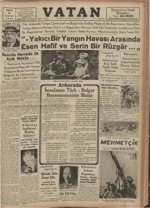 Vatan Gazetesi 18 Şubat 1941 kapağı