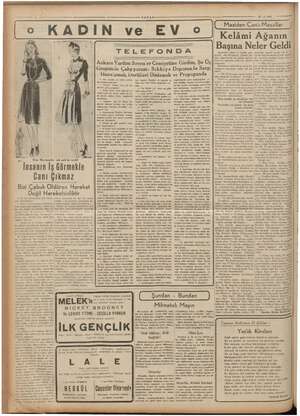      dm 22.4.941 VATAN (eo KADIN ve EV o | Kelâmi TELEFONDA Ankara Yardım Seven'er Cemiyetine Girdim, Şu Üç Grupunda...