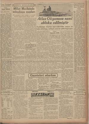    3 | SIYASİ (CMAL Şam düştükten v. Harp Vaziyeti SX güNÜN MESELELERİ İhsan BORAN Millet Meclisinde sonra Yazan: M. H. ZAL