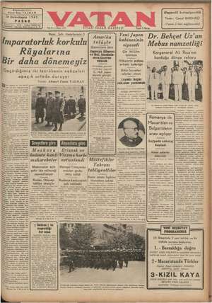   Haşmetli kırtasiyecilik Yazan: Cemal BARDAKÇI 19 Birinciteşrin 1941 PAZAR Teleton: YATANEVİ - Caj (Yazısı 2 inci...