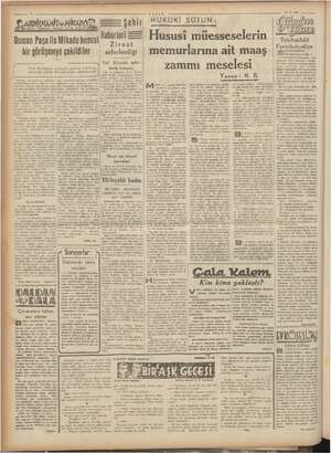    ABDÜLKAHİTve MİKADO IRİHİ TEFRİKA.. Mİ Osman Paşa ile Mikado hususi amma pi arr Haberleri Hususi NM. - imi müesseselerin