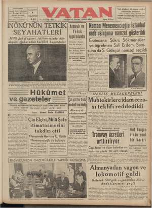    ı K lltşıml“.nl ERRAET| C ’ . İ Ahmet Emin YALMAN | mar'esi —— Vatan Evi — 8 Cağaloğlu, MoDa Fenart AĞUSTOSİ 1942 | Yi:...