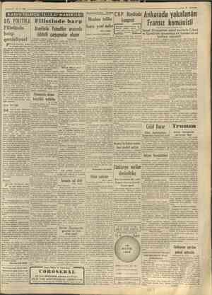  ı — —A1.4.1918 DİŞ POLİTİKA| Filistinde harp Filistinde — | Araplarla Yahudiler arasında harp şiddetli çarpışmalar oluyor |