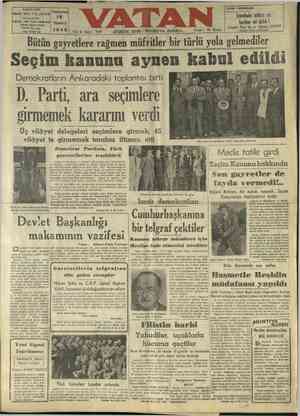  iAhmet Emin YALMAN| VATANEVİ iğaloğlu, 24207 (uç ı.,.) Bütün gayretlere rağmen müf tiller bir turlu yola gelmedıler İstanbulu
