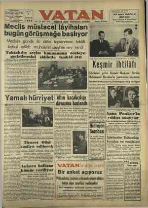  T BAŞMURARRRİ — — | Alııııeı Emin YALMAN ağaloğlu; Molla Fenari Sokağı 3032 TAN Müdürli 29315 — Yııı İılm ve lıllhbım 'AN...
