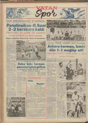  DÜN DOLMABAHÇE STADINDA : Panatinaikos -B.Spor AMARARAKAİĞİNI KAPRPAP ARARARARDA AARARARARAARARAAR 2-2 berabere kaldı Dün...