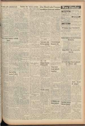  1954 ittifak sulhu VATAN Başbakan New York'tan ayrılırken Hindi'nde PTT İsletmesi Genel Müdürlüğünden Kauçuklu izoleli...