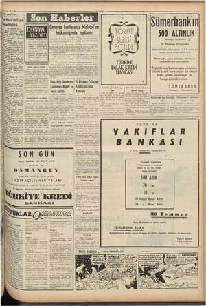      ın - ası geldikçe : 6 -1954 eni Basın ve Yayın m Müdürü ii ay Ta Yayın iş ilrü © Muammes y Ne York'a > Birleşmiş Daimi