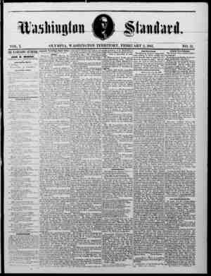 The Washington Standard sayfa 1