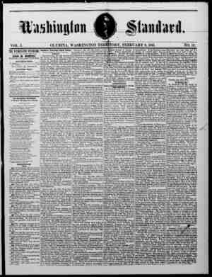 The Washington Standard sayfa 1