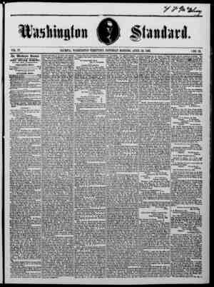 The Washington Standard sayfa 1