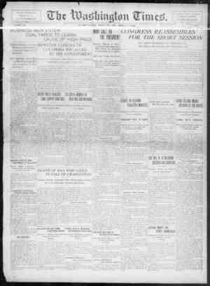 The Washington Times Newspaper December 1, 1902 kapağı
