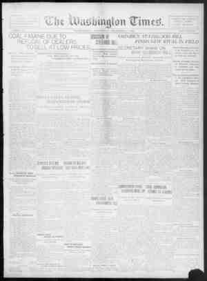 The Washington Times Newspaper December 3, 1902 kapağı