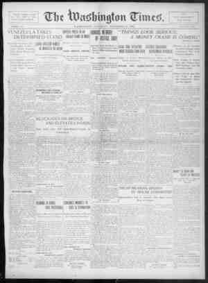 The Washington Times Newspaper December 13, 1902 kapağı