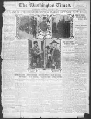 The Washington Times Newspaper January 1, 1903 kapağı