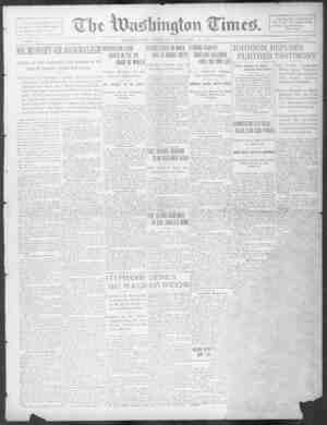 The Washington Times Newspaper January 13, 1903 kapağı