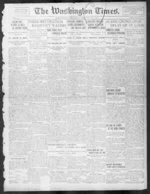 The Washington Times Newspaper January 15, 1903 kapağı