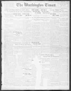 The Washington Times Newspaper January 18, 1903 kapağı