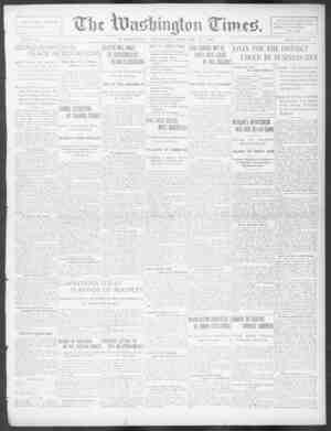 The Washington Times Newspaper January 29, 1903 kapağı