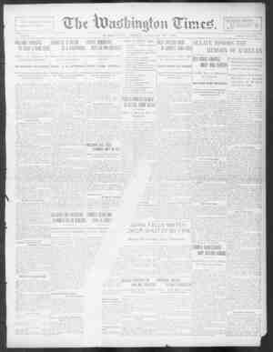 The Washington Times Newspaper January 30, 1903 kapağı
