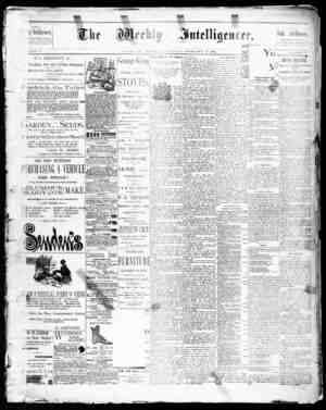 The Weekly Intelligencer Newspaper February 21, 1891 kapağı