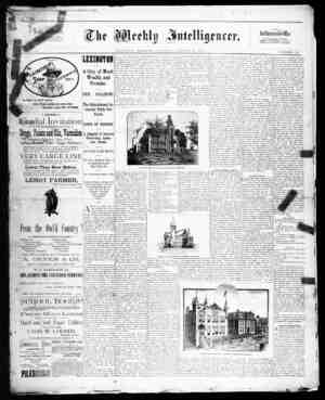 The Weekly Intelligencer Newspaper October 10, 1891 kapağı