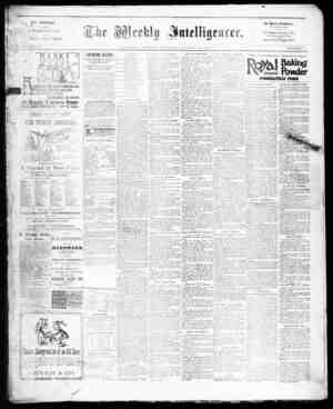 The Weekly Intelligencer Newspaper January 23, 1892 kapağı