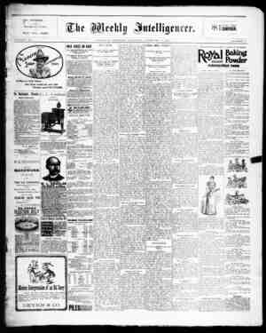 The Weekly Intelligencer Newspaper February 6, 1892 kapağı