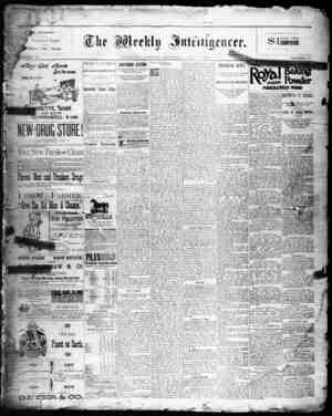 The Weekly Intelligencer Newspaper April 23, 1892 kapağı