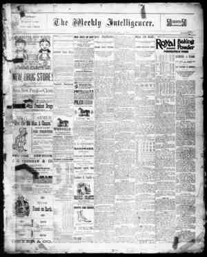 The Weekly Intelligencer Newspaper May 7, 1892 kapağı
