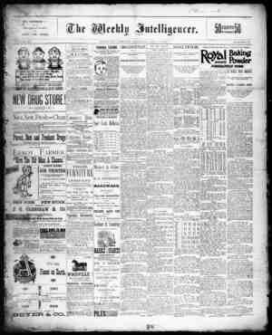 The Weekly Intelligencer Newspaper May 28, 1892 kapağı