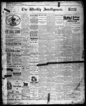 The Weekly Intelligencer Newspaper June 4, 1892 kapağı