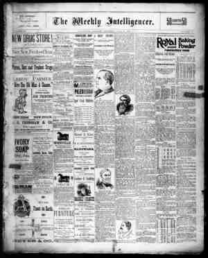 The Weekly Intelligencer Newspaper June 11, 1892 kapağı
