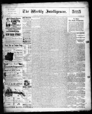 The Weekly Intelligencer Newspaper July 16, 1892 kapağı