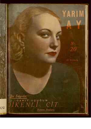Yarım Ay Dergisi 1 Aralık 1935 kapağı