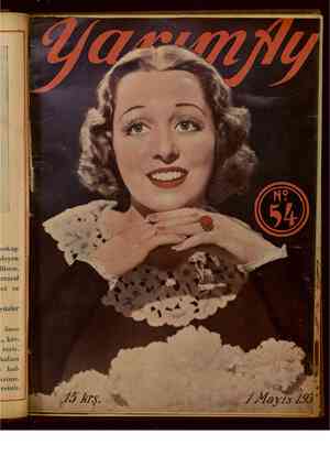 Yarım Ay Dergisi 1 Mayıs 1937 kapağı