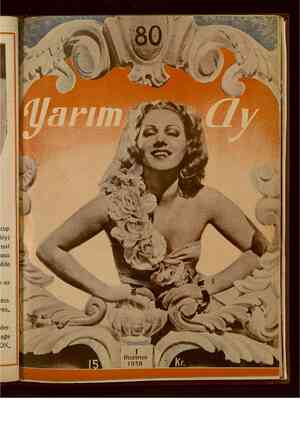 Yarım Ay Dergisi 1 Haziran 1938 kapağı