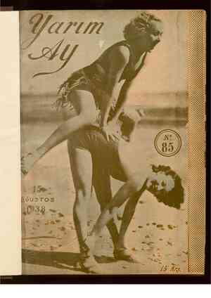 Yarım Ay Dergisi 5 Ağustos 1938 kapağı