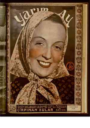Yarım Ay Dergisi 15 Aralık 1938 kapağı