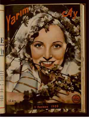 Yarım Ay Dergisi 1 Haziran 1939 kapağı