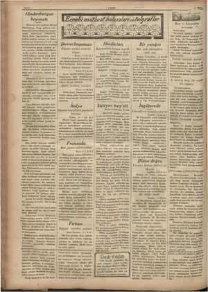    Sahife 2 Hiı;denburgun beyanatı - koğe— Almanya relisi cumhuru Marşal Hindenburg Yung pilânının im- zalanması münasebetile