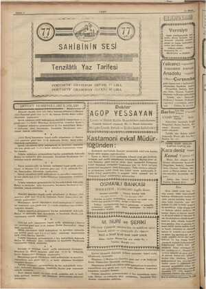    DST T ASN — eee — L Muhtelif ebadda 5550 kilo bakır borunun münasası 23 Haziran 1930 Pazartesi günü saat 14,30 da Ankara